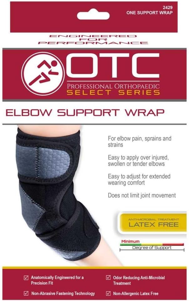 OTC Select Series Elbow Support Wrap (Black) Small