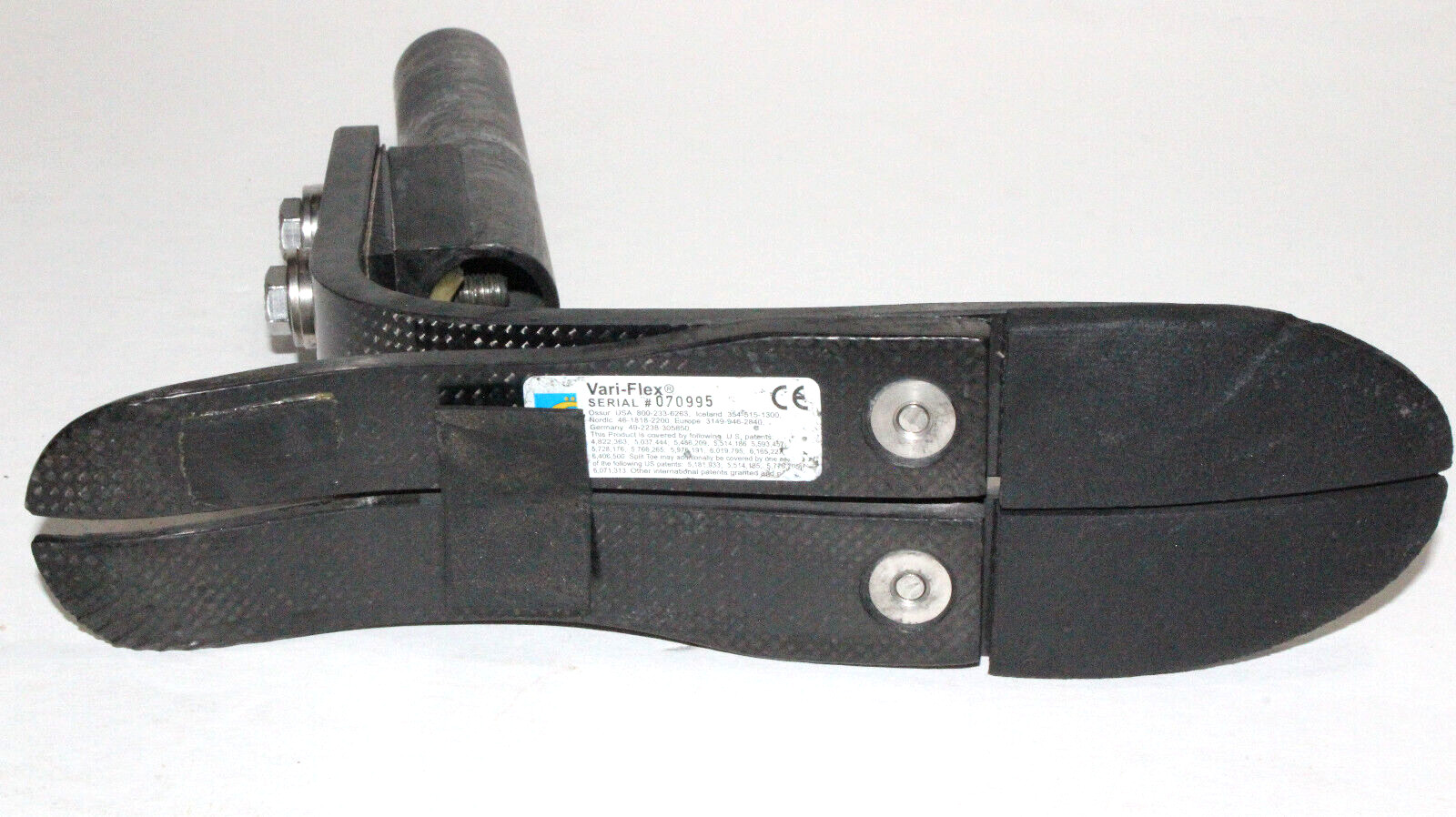 OSSUR VARI-FLEX HIGH PROFILE CARBON PROSTHETIC RIGHT/LEFT FOOT ~ Size 27 CAT 6L