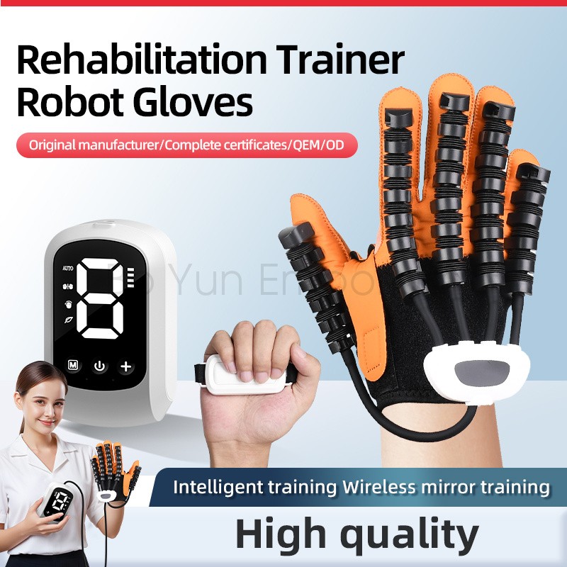 Hand Function Rehabilitation Robot Gloves for Finger Hemiplegia Recovery Trainer