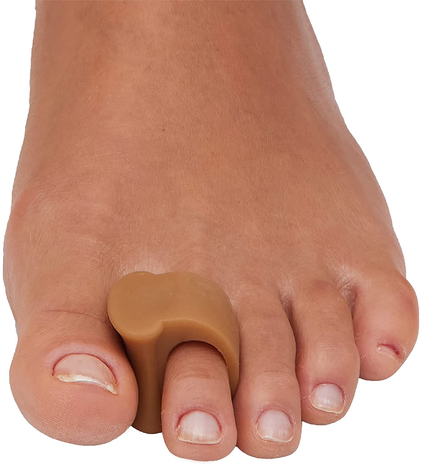 Gel Toe Separators for Overlapping Toes Bunions Big Toe Alignment Spacer 4 Pack