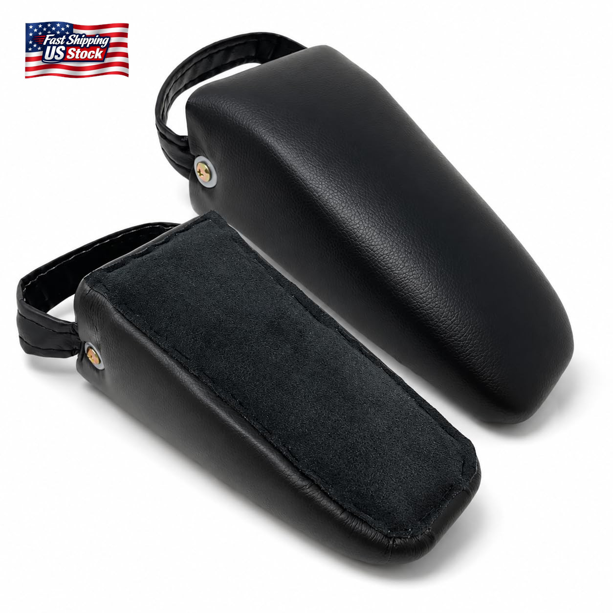 Pelvic Sacral SOT Blocks Non Slip Base 1/Pair Upholstered Black