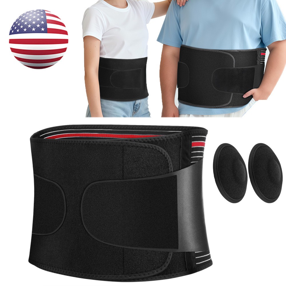 Umbilical Hernia Belt for Men & Women Abdominal Support Binder with Support Pad
