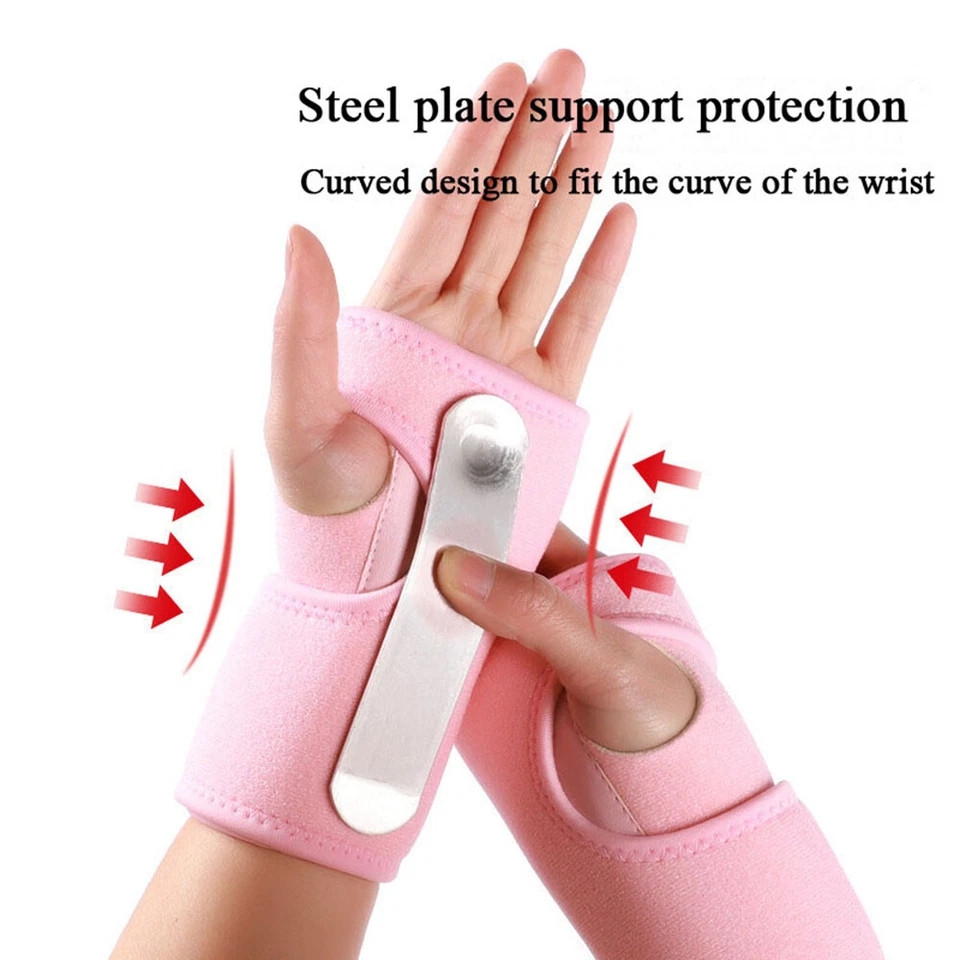 2*Wrist Brace Carpal Tunnel Wrist Splint Night Support for Women Men Pain Relief