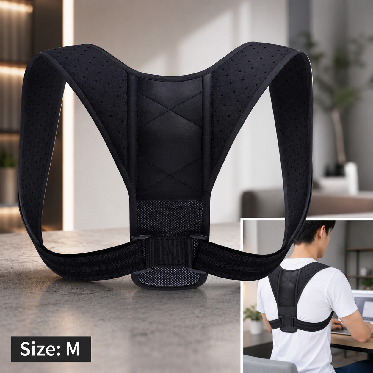 Posture Corrector Back Support Belt Hunchback Correction Brace Shoulder Unisex