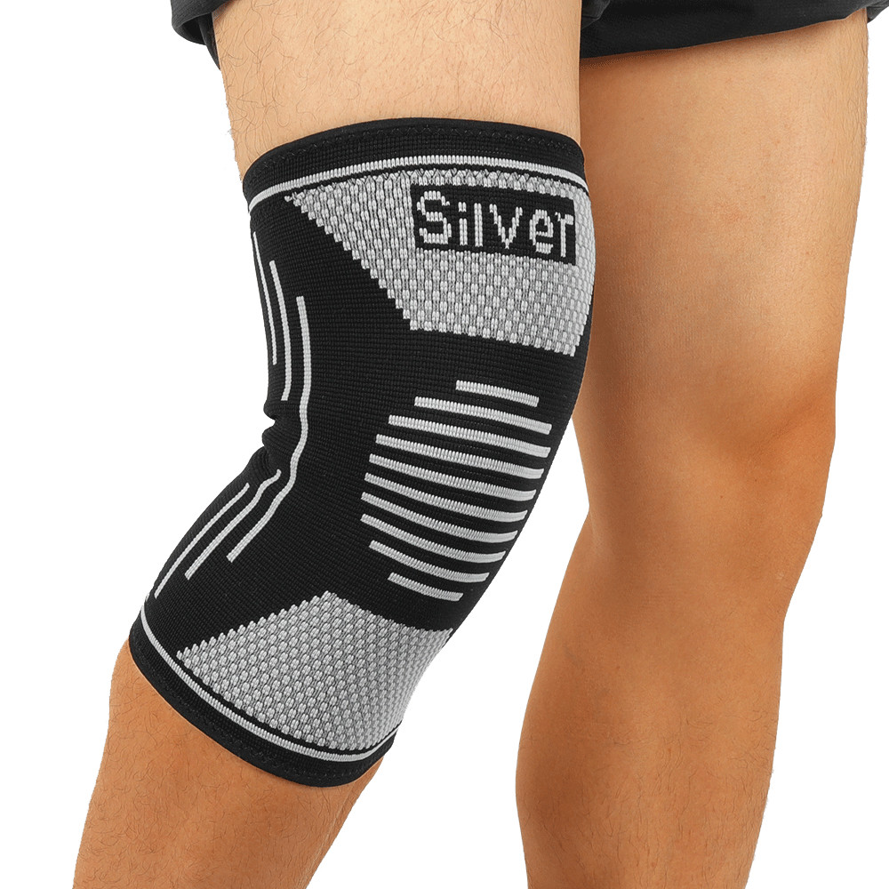 CFR Knee Sleeves Copper Silver Compression Brace Support Sport Joint Injury Pain