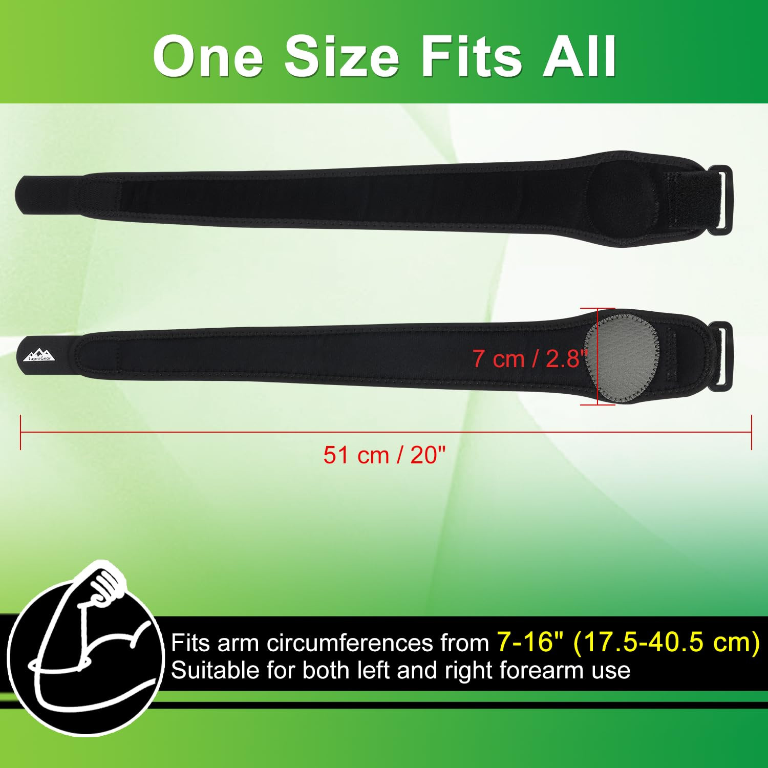 Elbow Brace for Women Men, Forearm Guard for Tennis Golfers Elbow, Adjustable…