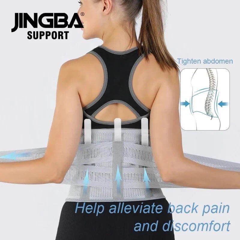 Waist Trainer Belt Band with Dual Straps lumbar Support Belt for Men And Women