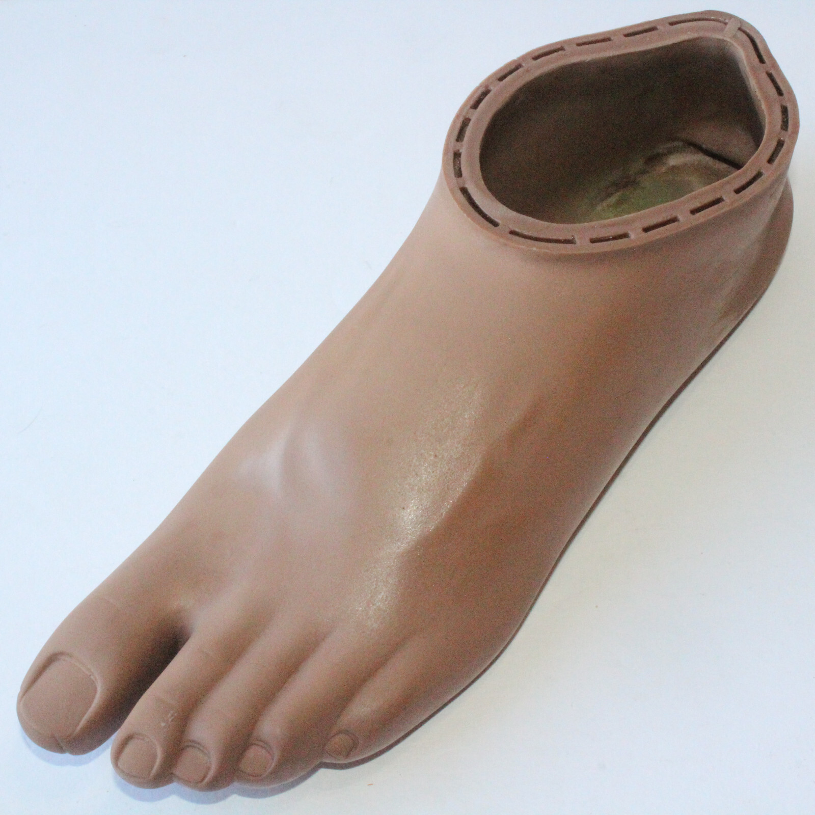 OSSUR PROSTHETIC K2 SENSATION LEFT SANDAL TOE FOOT SHELL Sz 28 BROWN