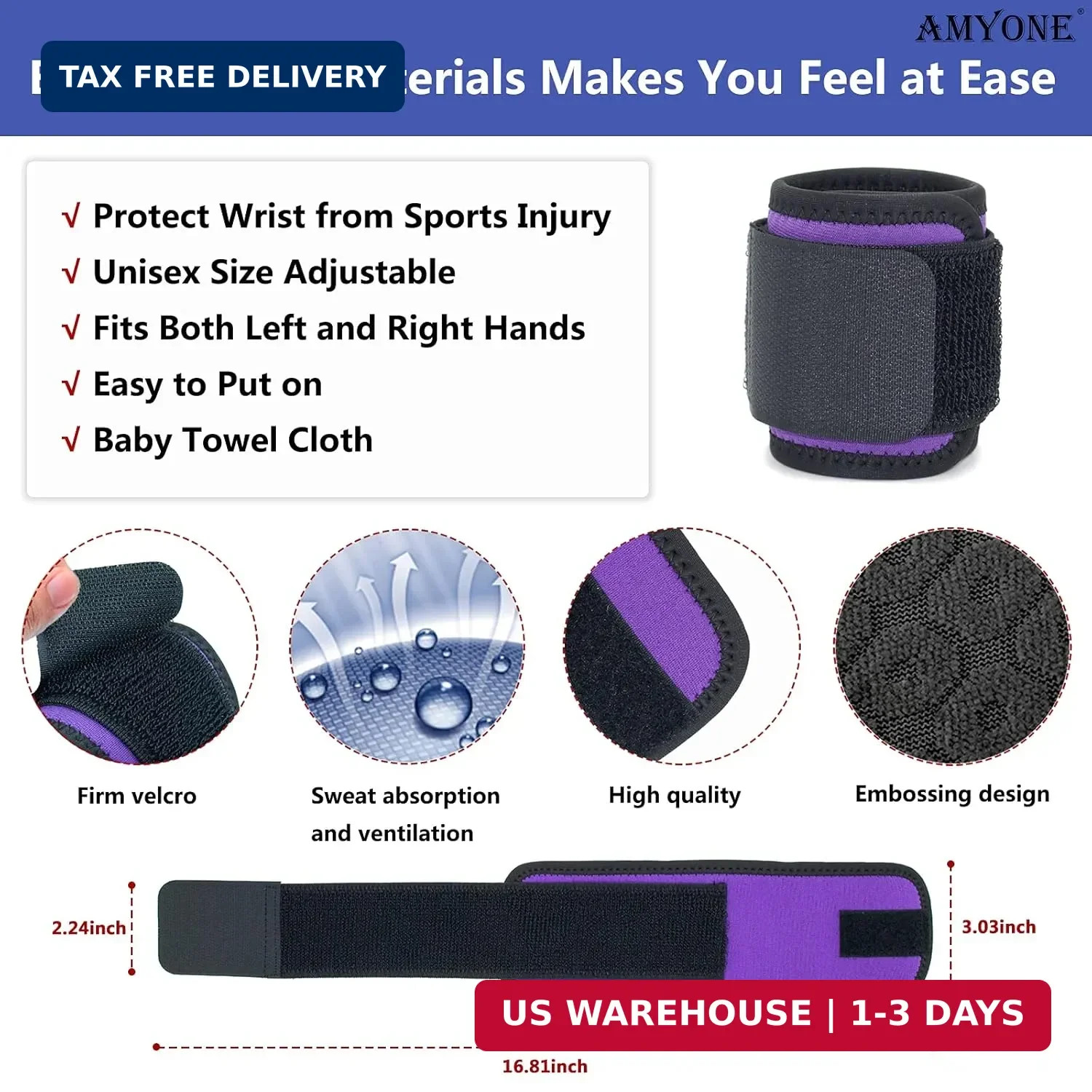 Wrist Brace, 2 PACK Wrist Wraps for Carpal Tunnel for Women. Wrist Support for W