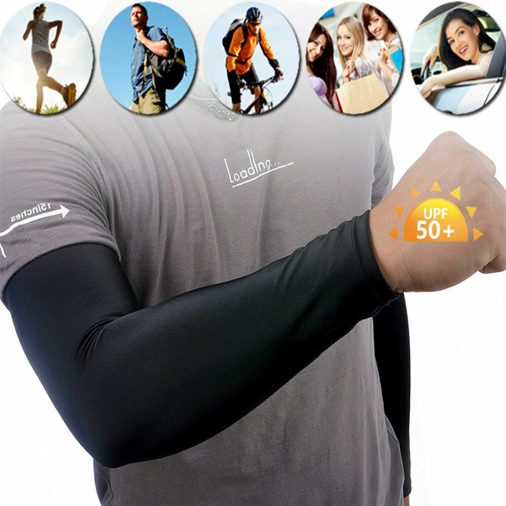 2Pair Compression Elbow Support Arm Sleeve Brace Anti Sun UV For Men Women US