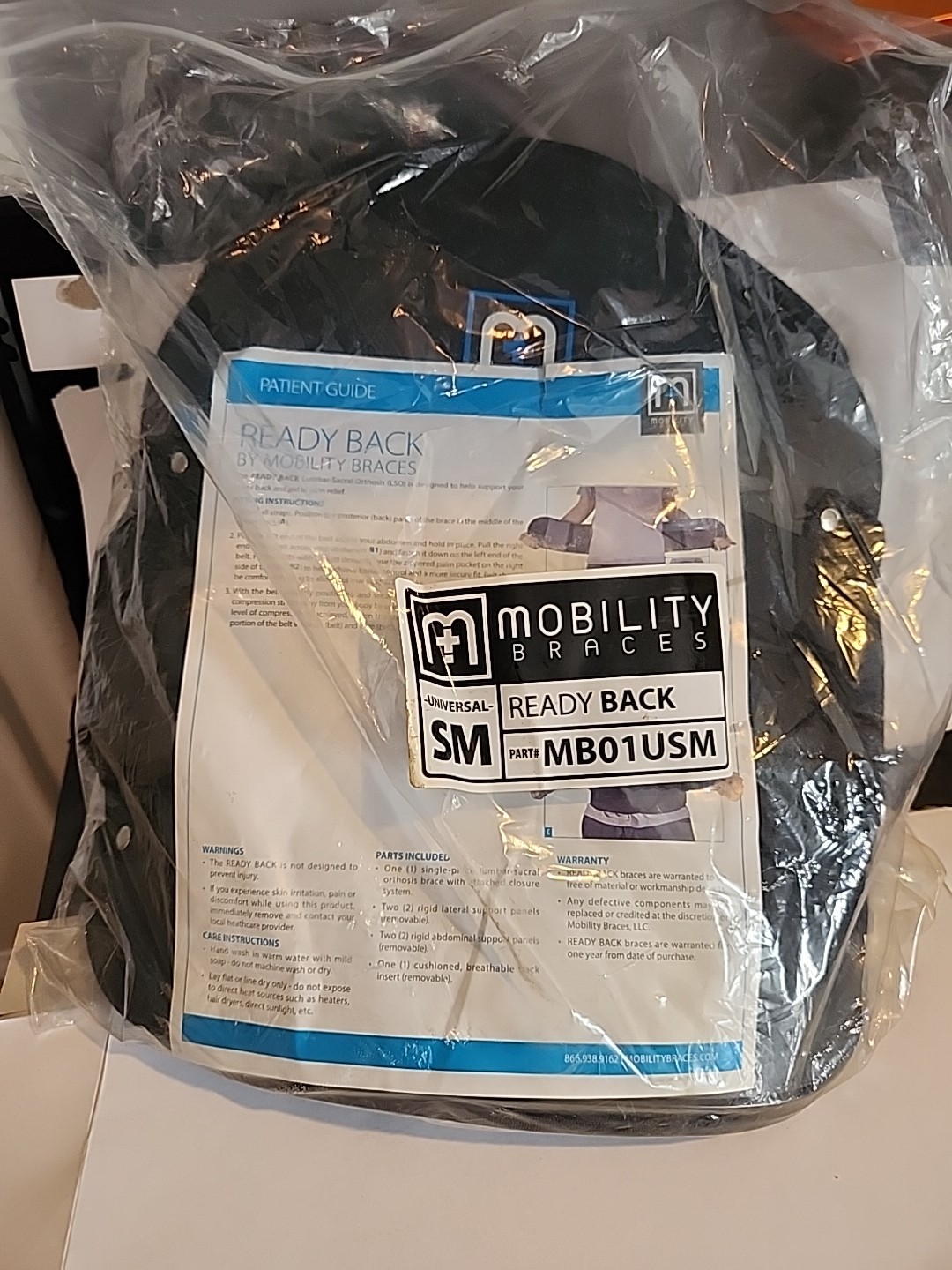 Ready Back by Mobility Braces – Brace, Back, Mobility, Size Lg, Free Shipping