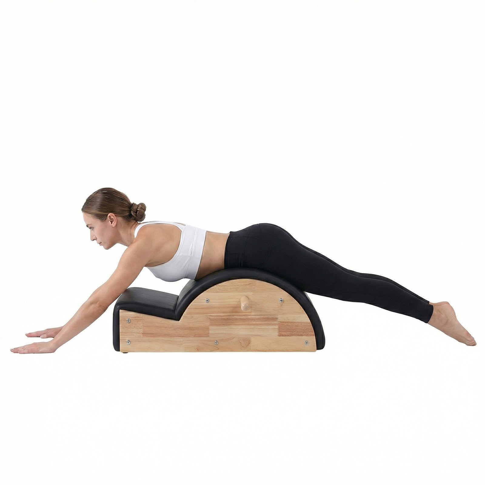 Pilates Spine Corrector Solid Wood Posture Corrector Reformer Wedge Fitness Pila