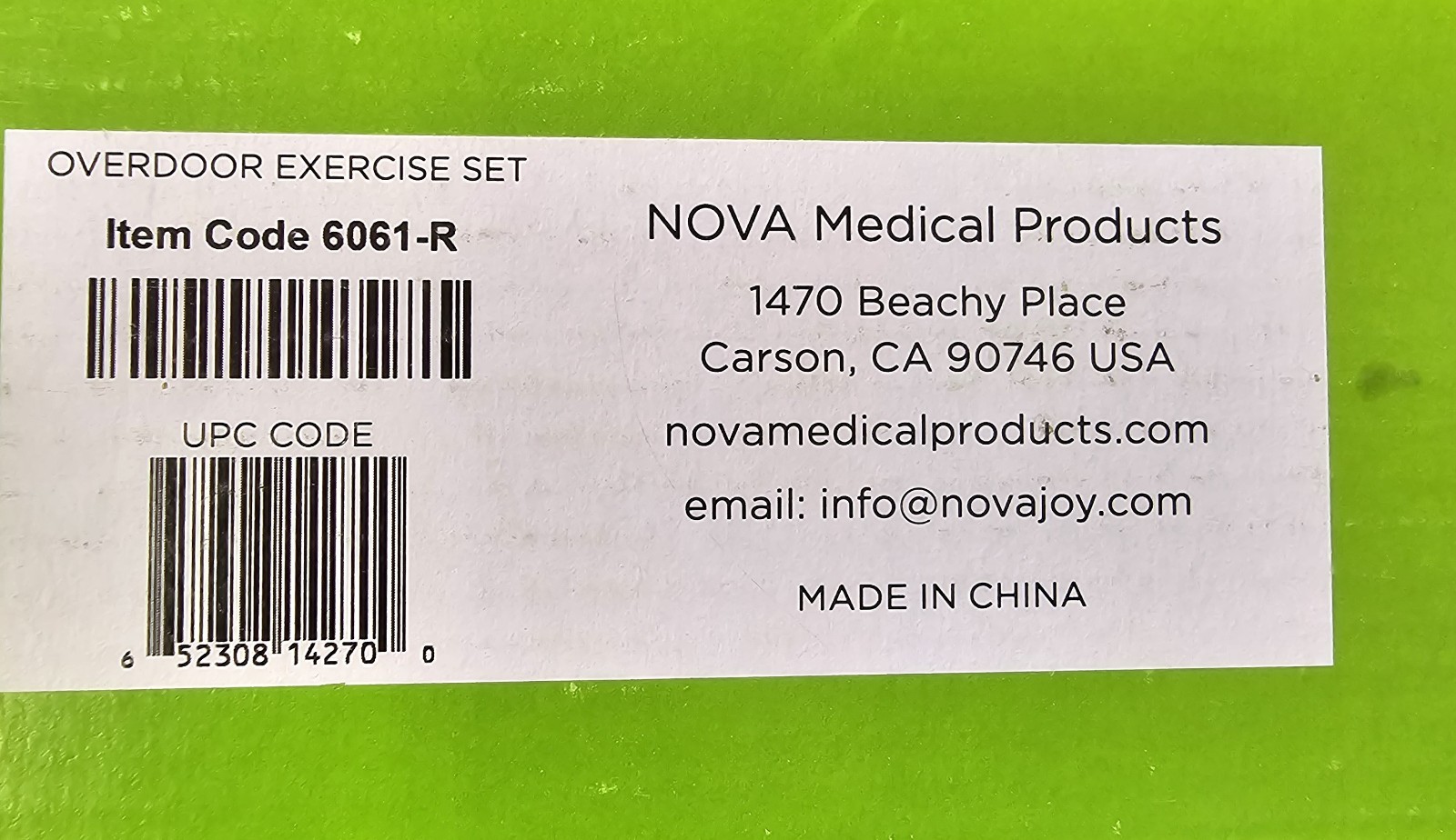 Nova Overdoor Shoulder Pulley Exerciser Rehab Range of Motion PT Home Workout