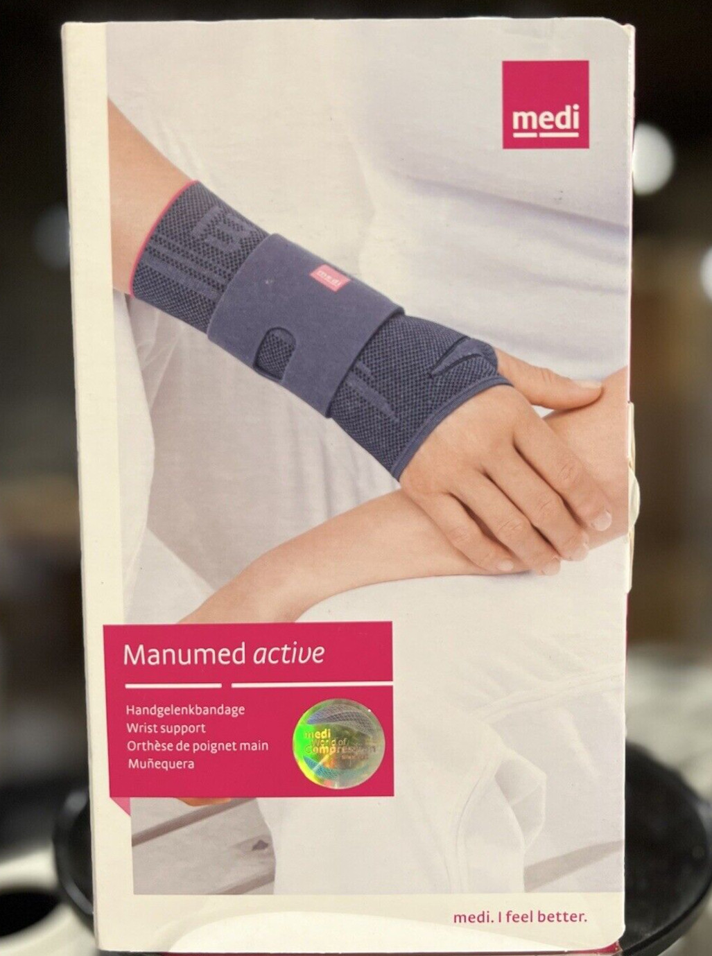 Mediven Manumed Active Wrist Support W/Stay And Strap – SIZES -Carpal Tunnel