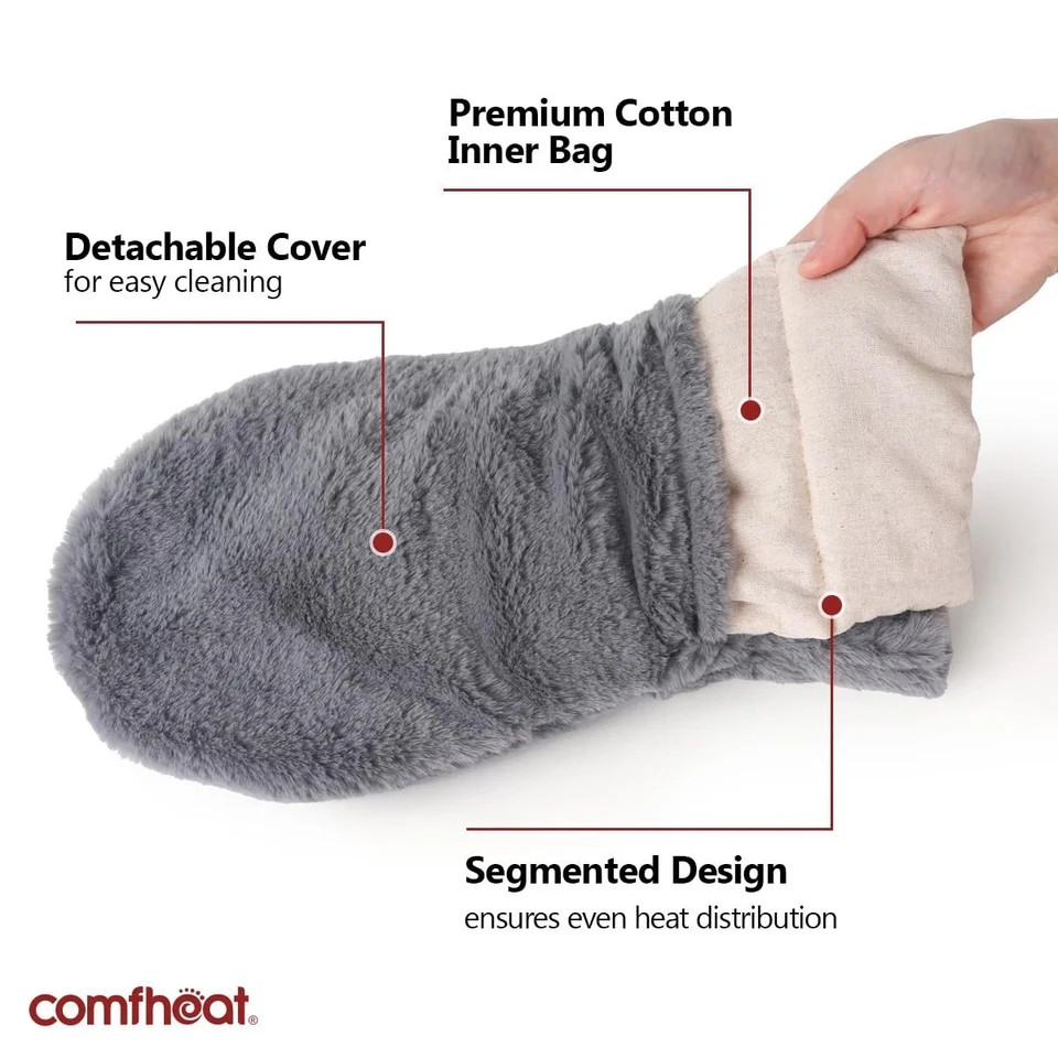 Microwavable Heating Mittens for Hand and Fingers to Relieve Arthritis Pain H