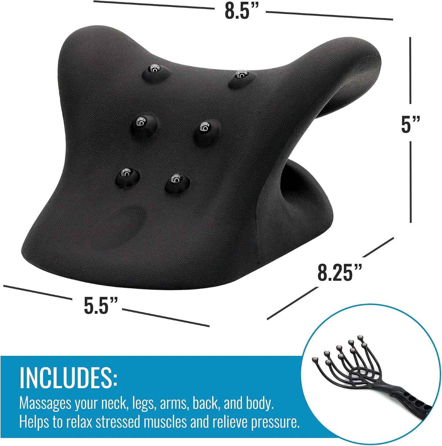 Neck & Shoulder Traction Device & Relaxer Magnetic Therapy Cervical Spine
