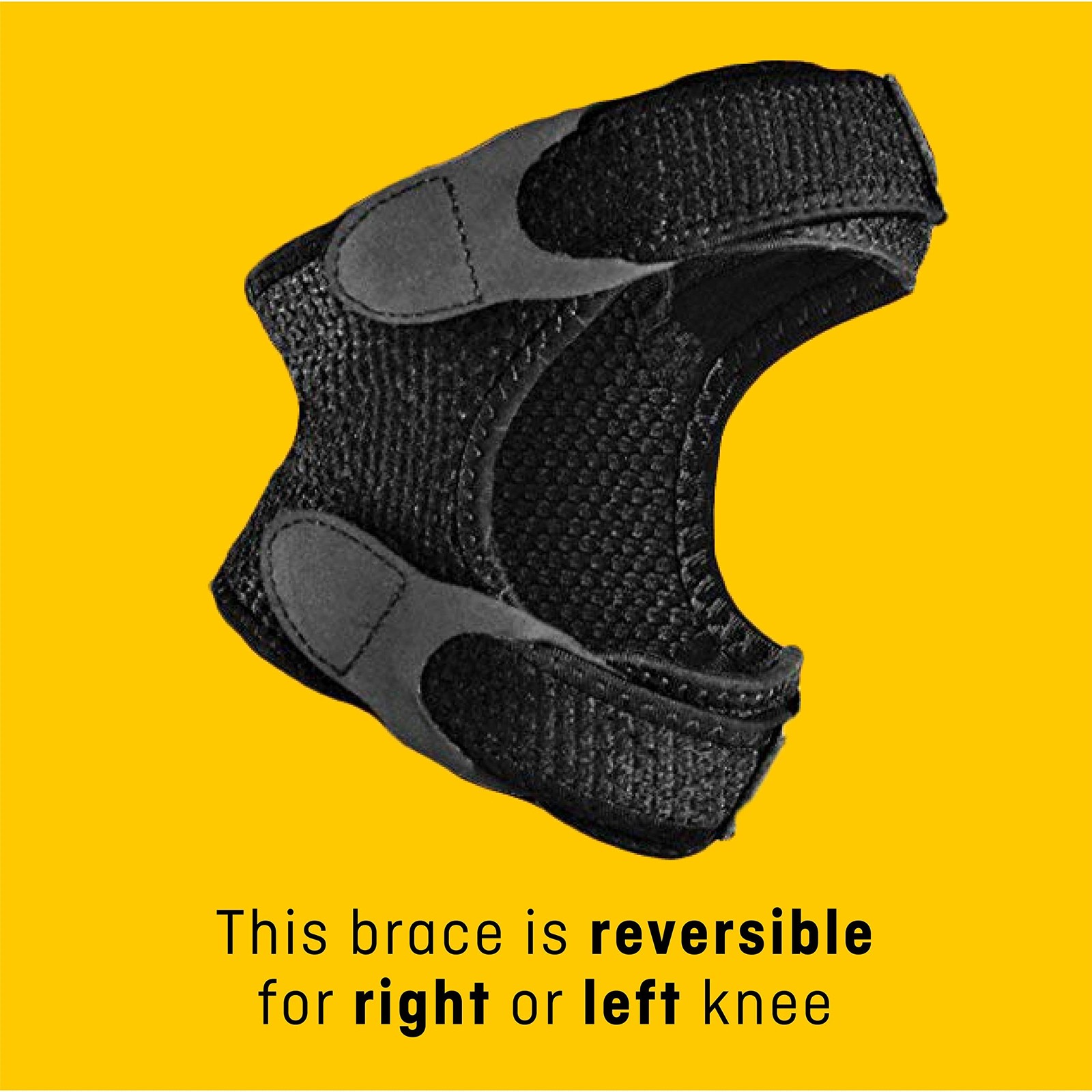 FUTURO Dual Strap Knee Support, Adjustable Adjustable, Black