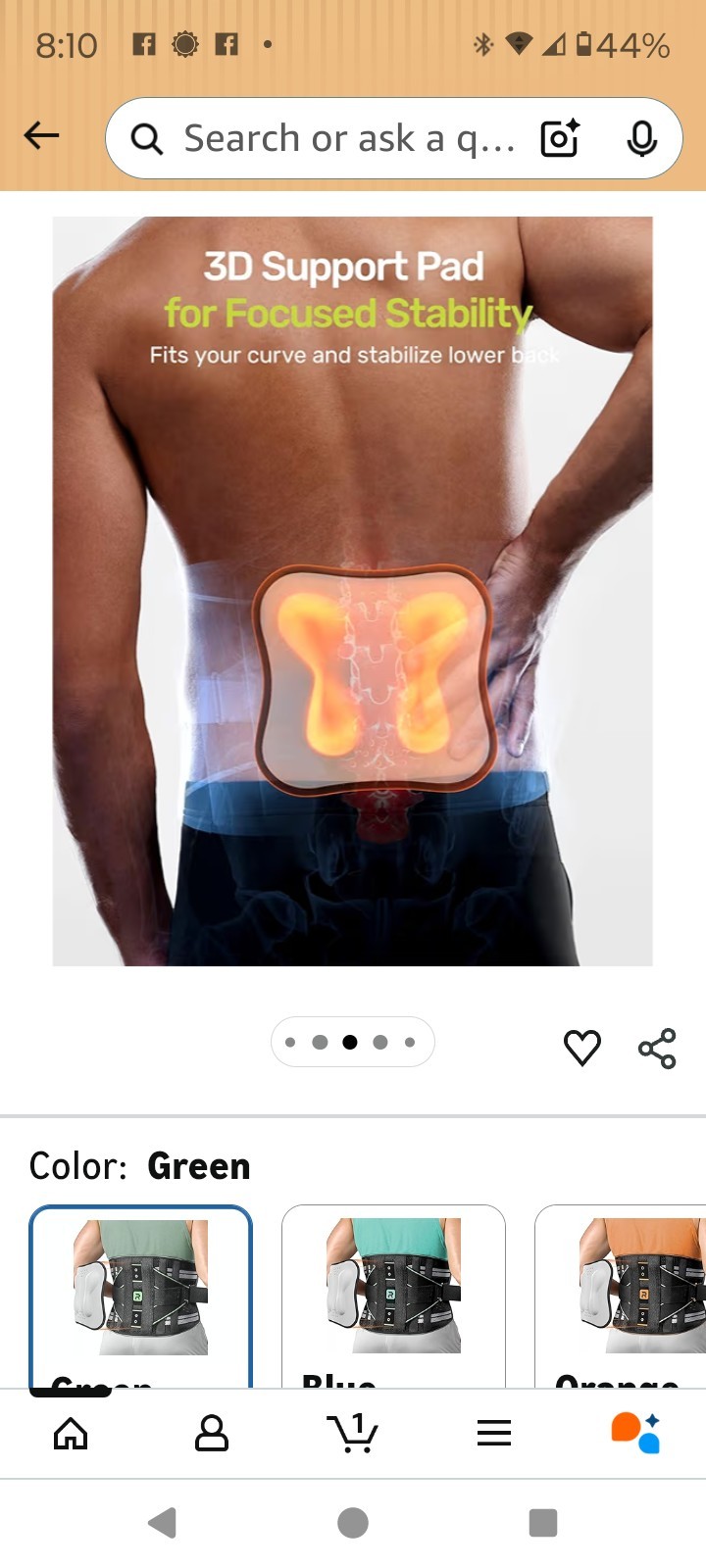 Rakiie Back Brace