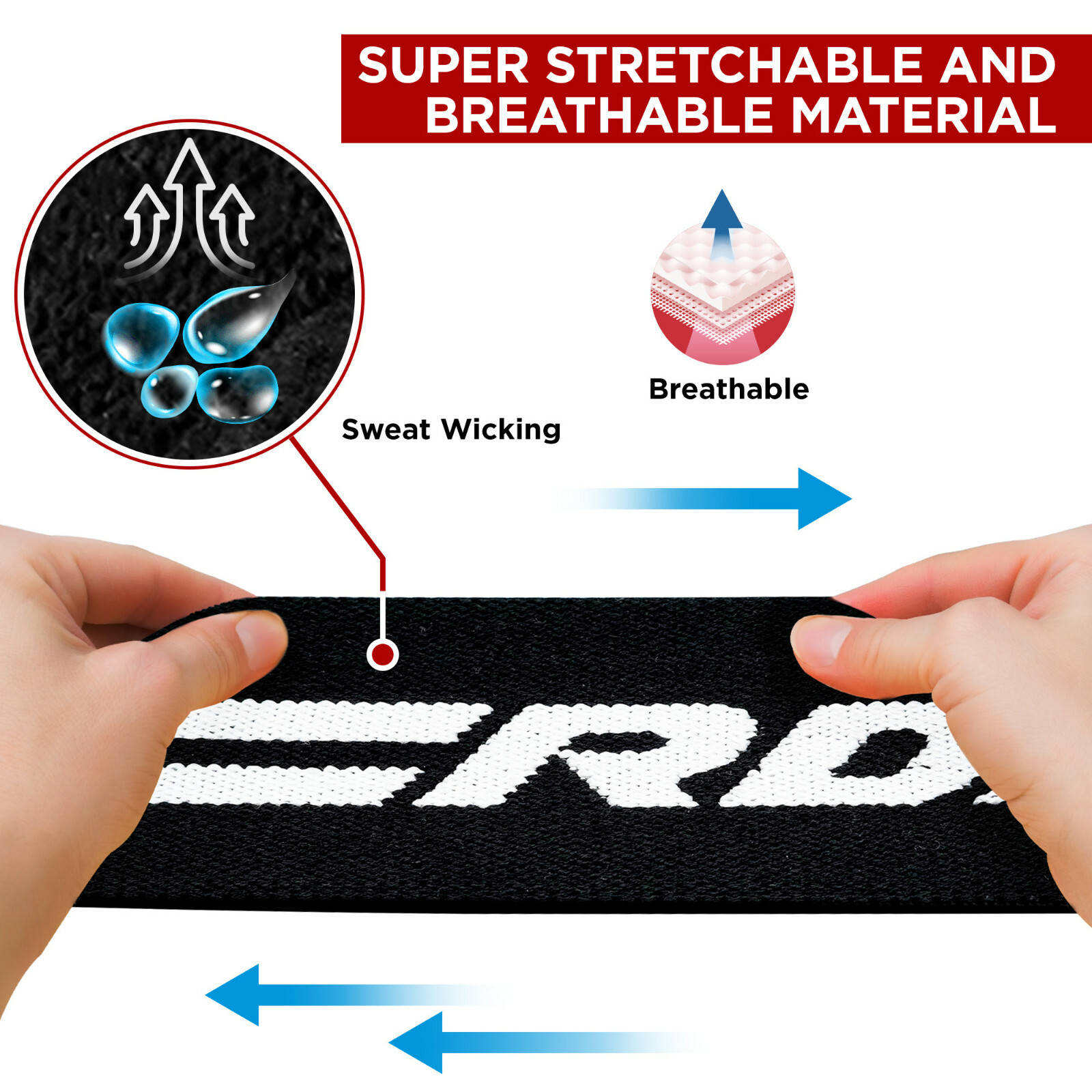 Knee Pads MMA by RDX, Lifting Straps, Knee Sleeves Weightlifting, Gym Knee Wraps