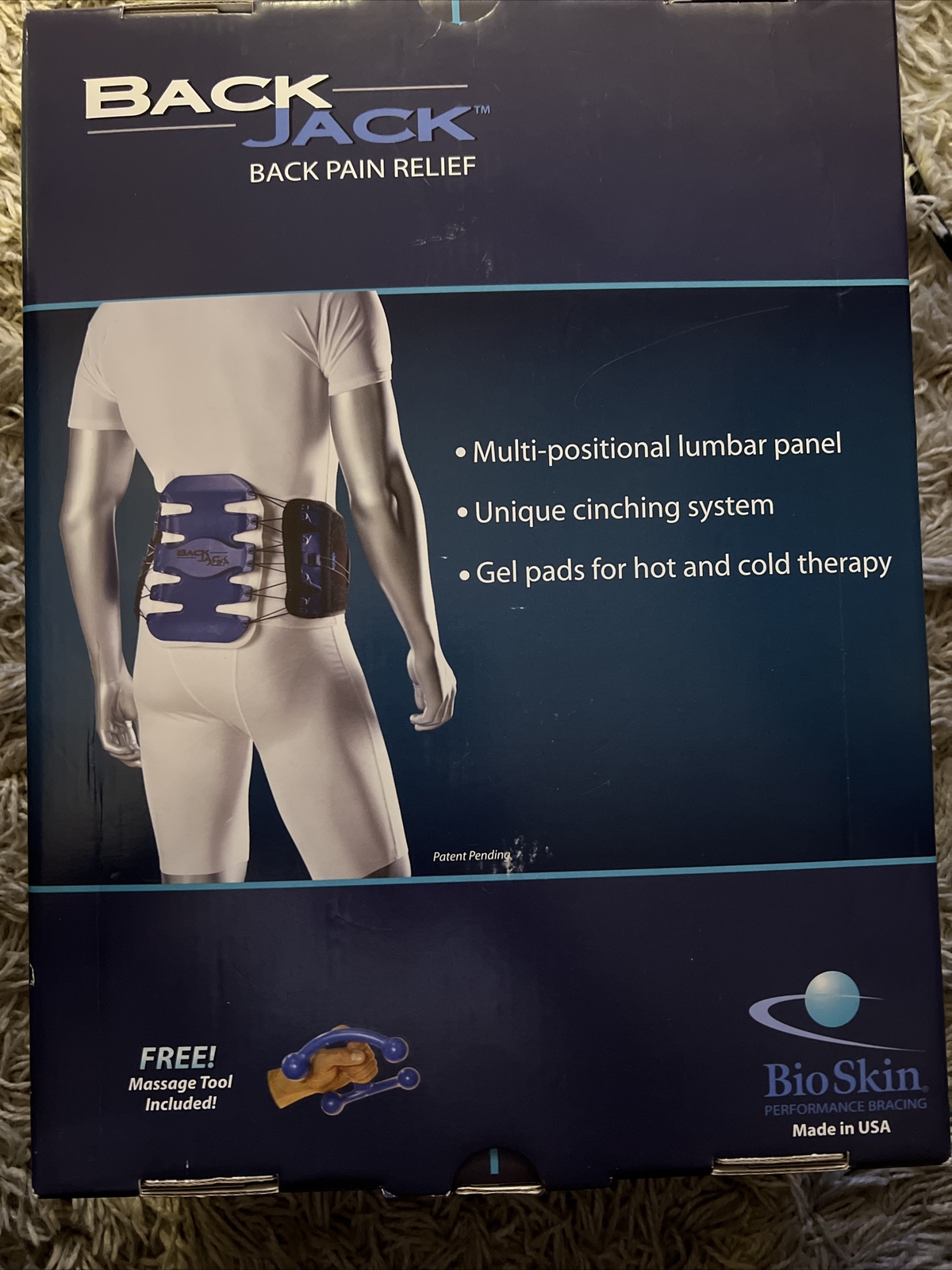 BioSkin Back Jack Flex Lumbar Spinal Bracing XL -xxl System 37305 L0627