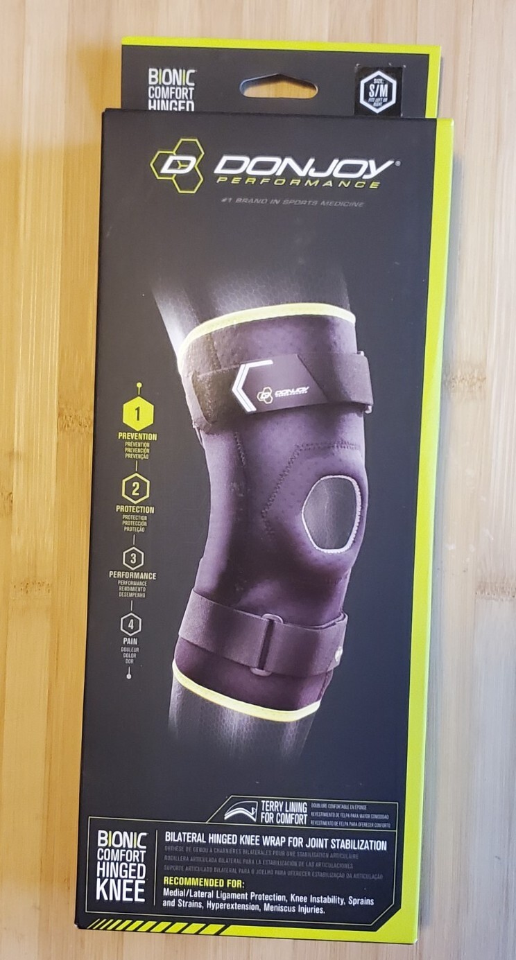 Knee Brace DonJoy Performance Bionic Comfort Hinged Size S/M Brand NEW