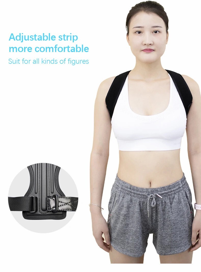 Posture Corrector Back Support Body Brace Wellness Lumbar Shoulder Support Belt