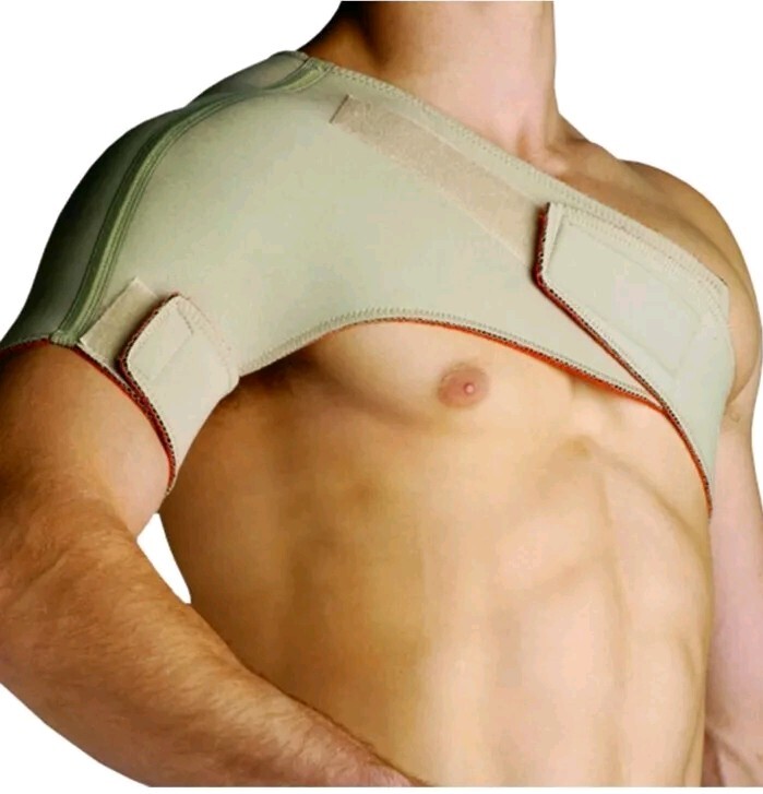 THERMOSKIN SHOULDER SUPPORT WRAP THERMAL BRACE UNIVERSAL Size Large