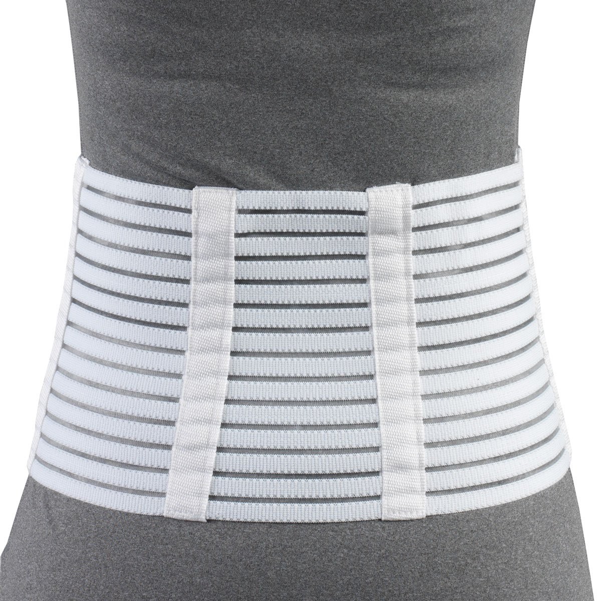 OTC Lumbosacral Support, 7-inch Lower Back, Lightweight Large, White