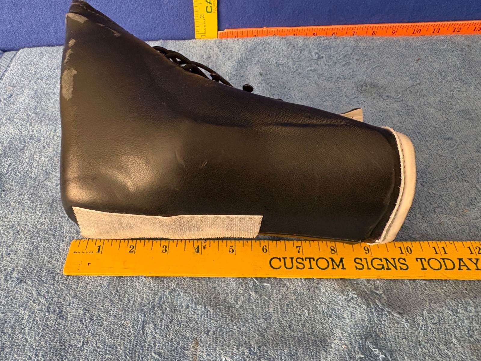 Leather Ankle Lace Up Orthopedic Brace Left Foot
