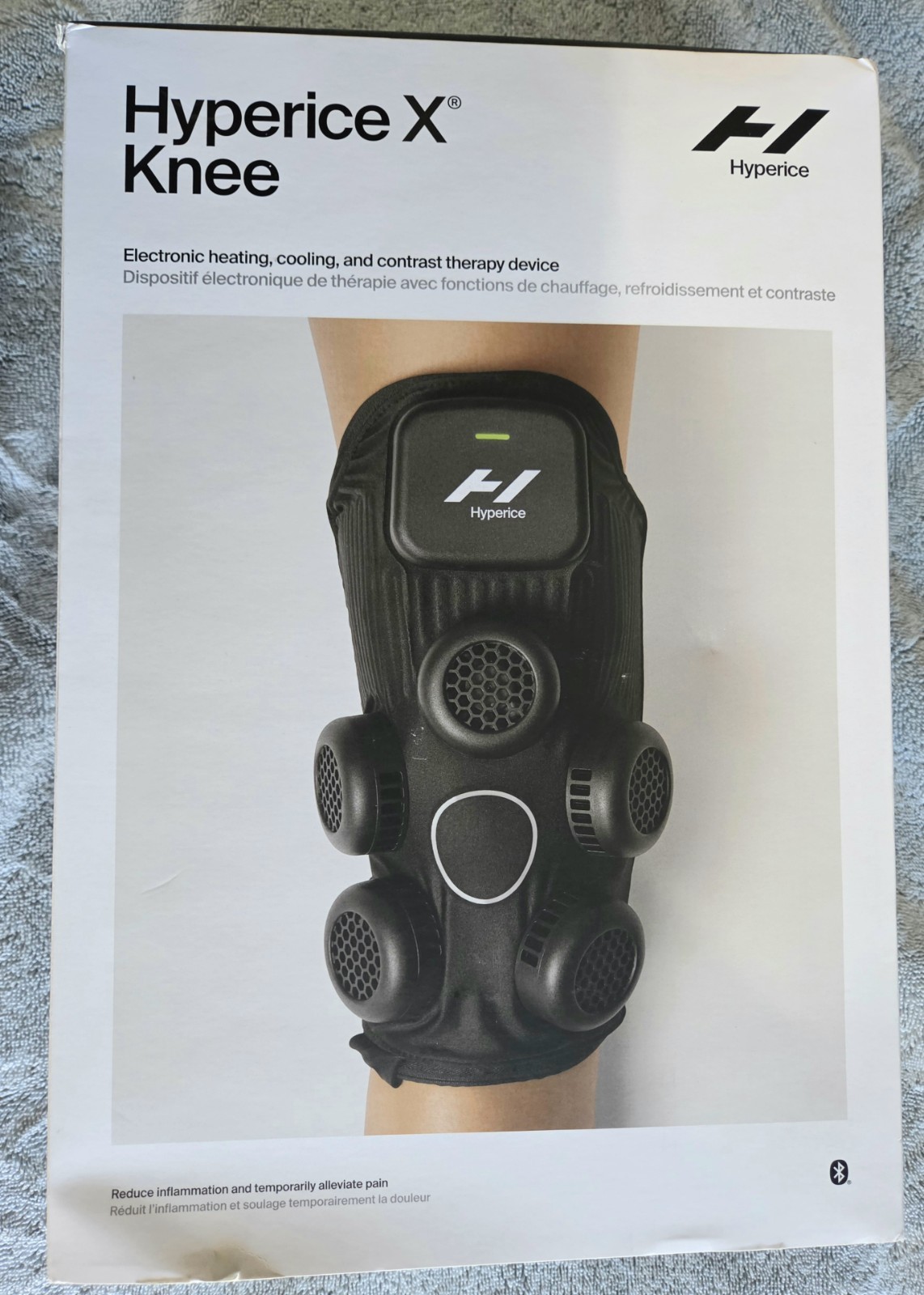 New Hyperice X Knee Device Advanced Heat and Cold Contrast Therapy Model RE0001