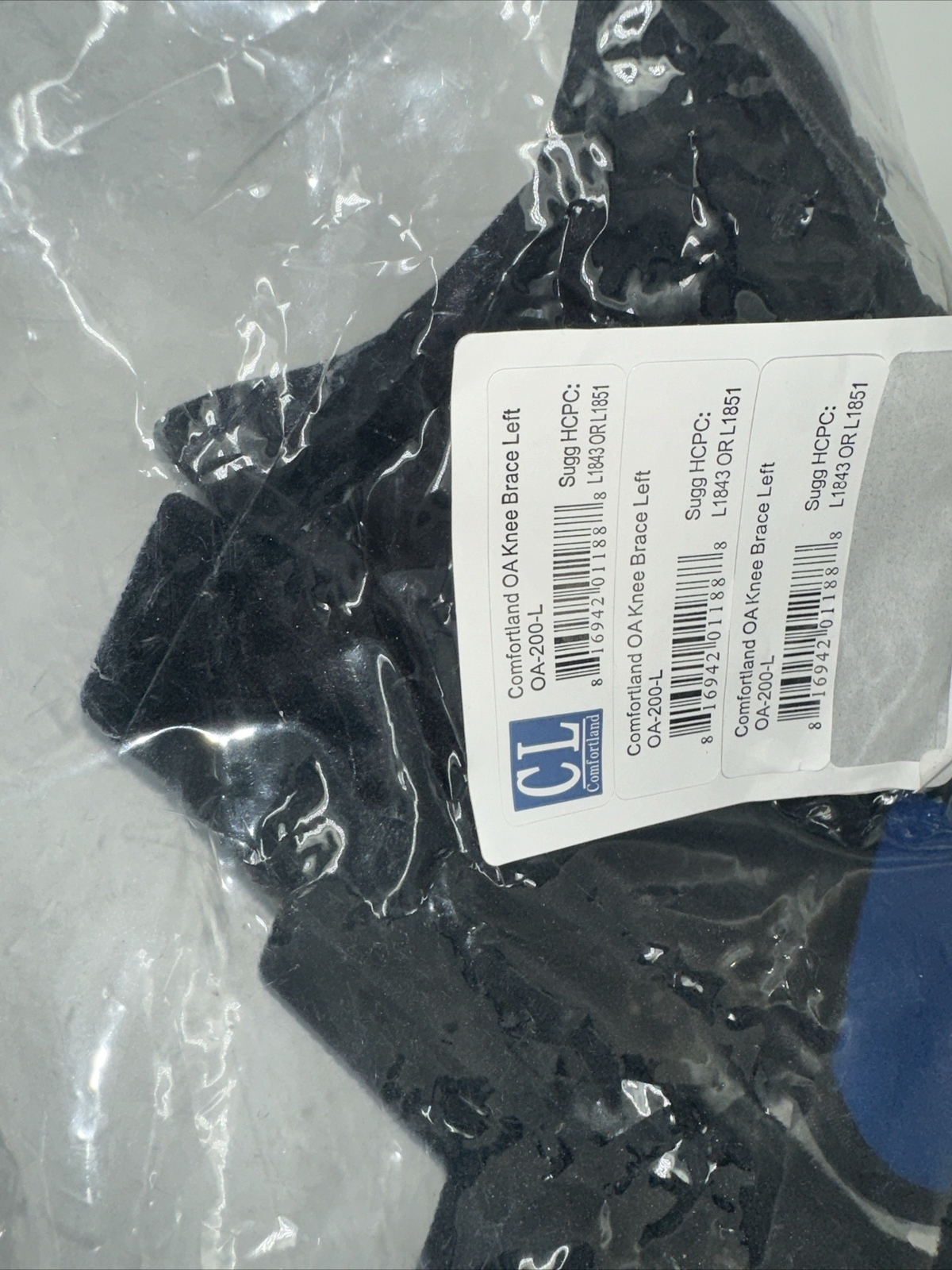 Comfortland Left & Right Knee Braces (2)- OA-200-L, OA-200-R (Pair) T99