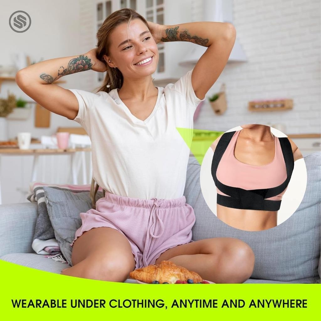 Posture Corrector Shoulder Straight Brace – Upper Back Pain Relief