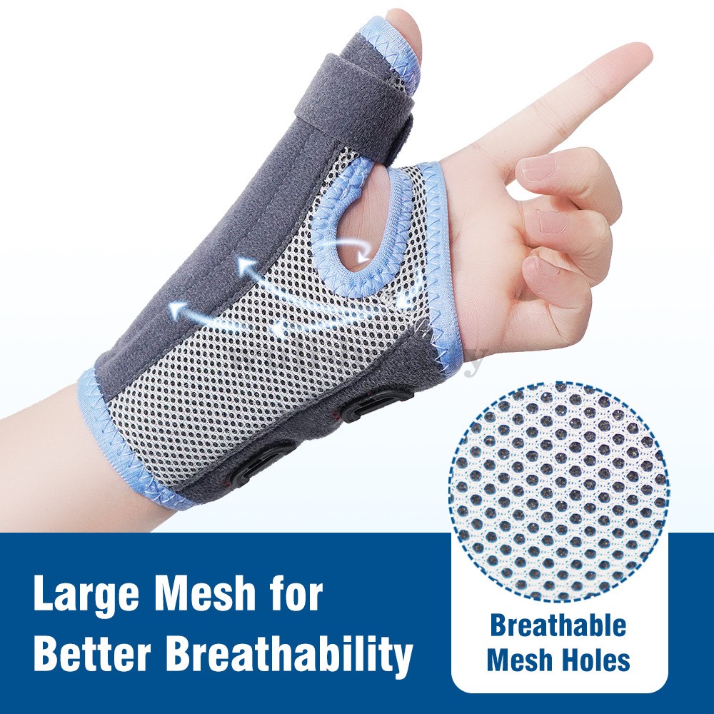BOA Dial Thumb Wrist Brace Steel Splint for Carpal Tunnel Tenosynovitis Relief