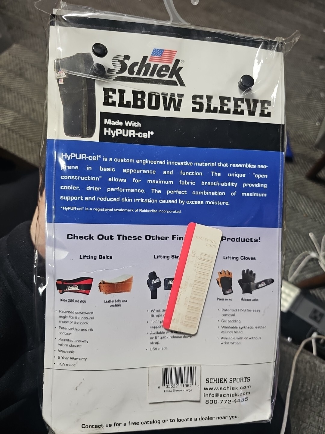 Schiek Elbow Sleeve Large