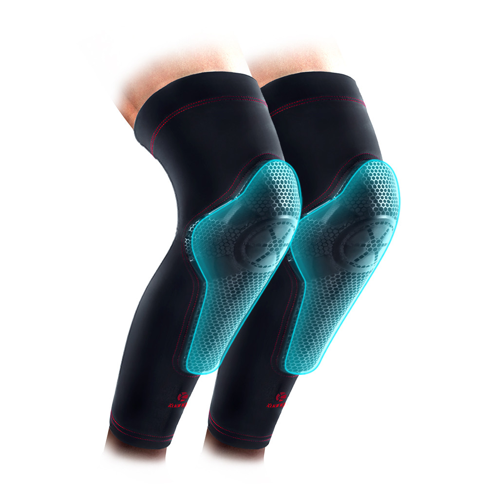 Kuangmi Basketball Knee Pad Sleeve Compression Crashproof Antislip Gear Single
