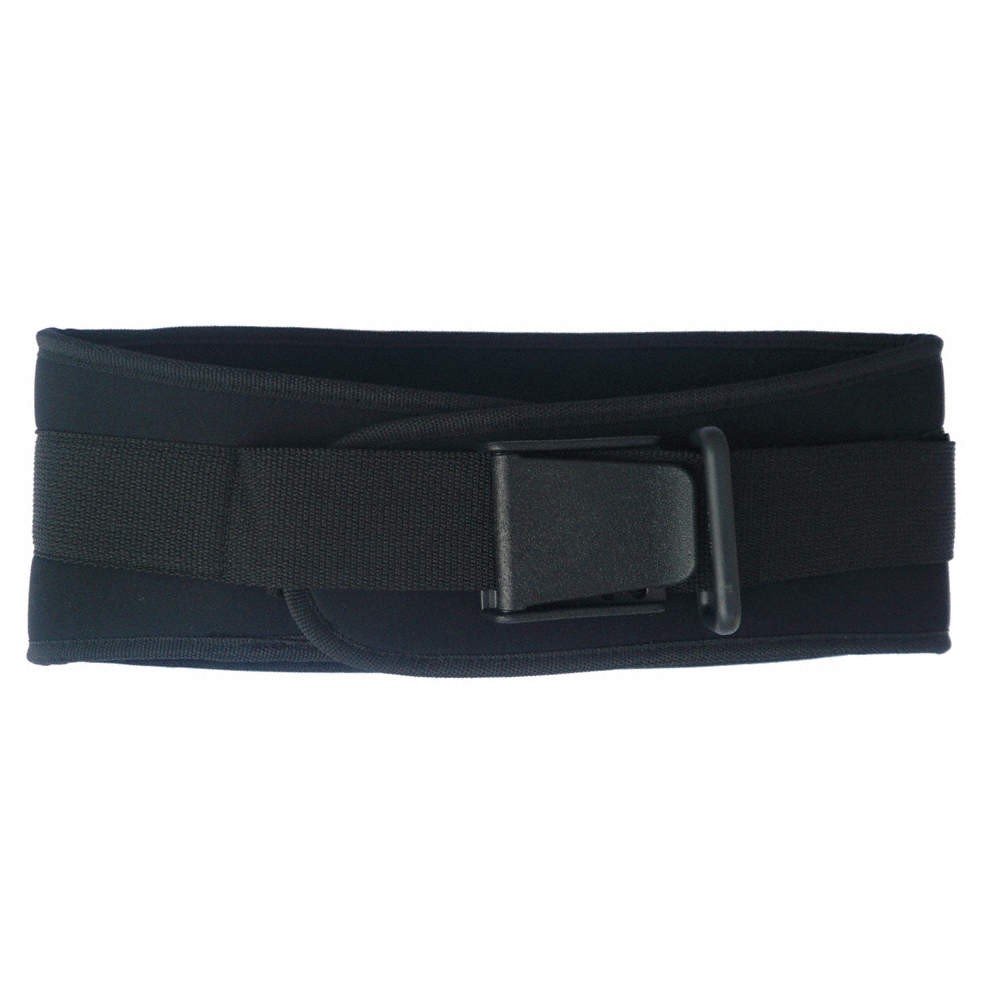CONDOR 3RUW7 Back Support w/Foam Core,Black,Buckle,M 3RUW7