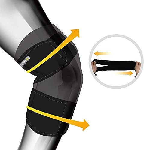Bracoo Elbow Brace, Reversible Neoprene Support Wrap for Joint, Arthritis Pain