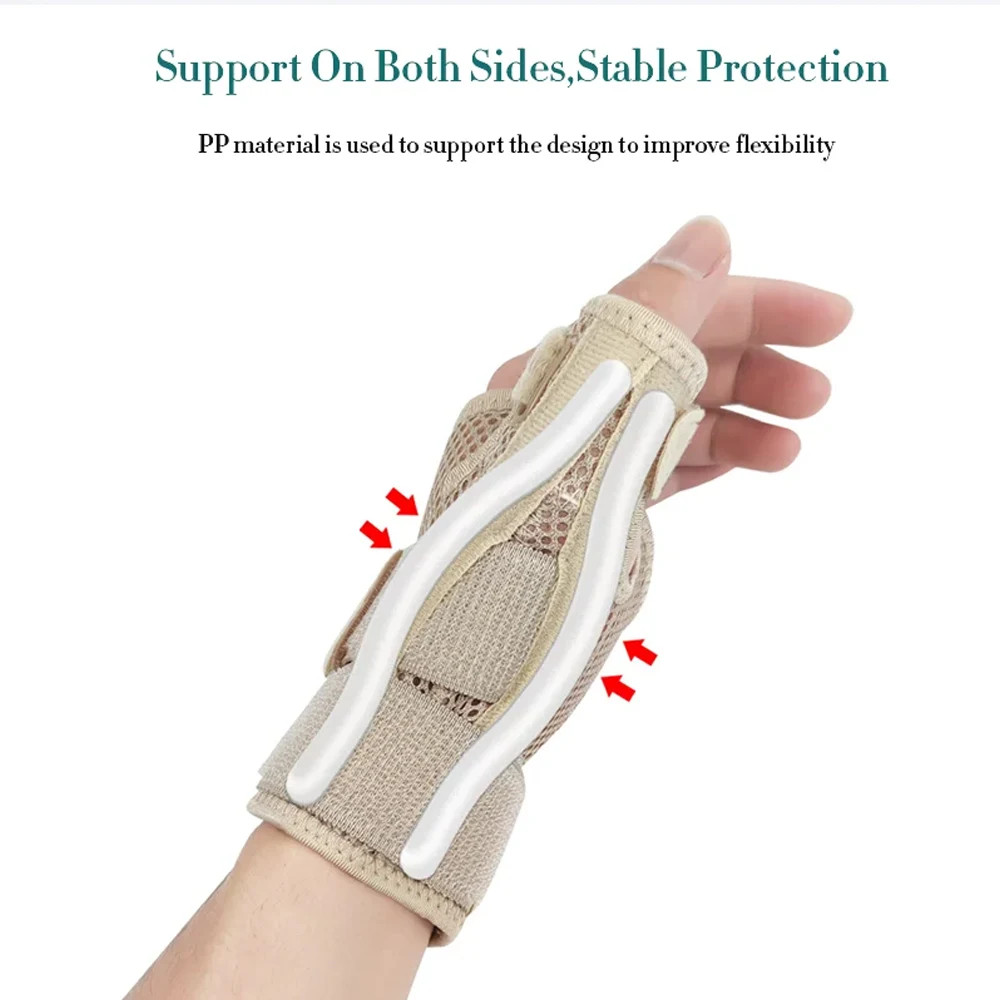 1PC Adjustable Thumb Spica Splint Thumb Stabilizer Wrist Brace Support For Men