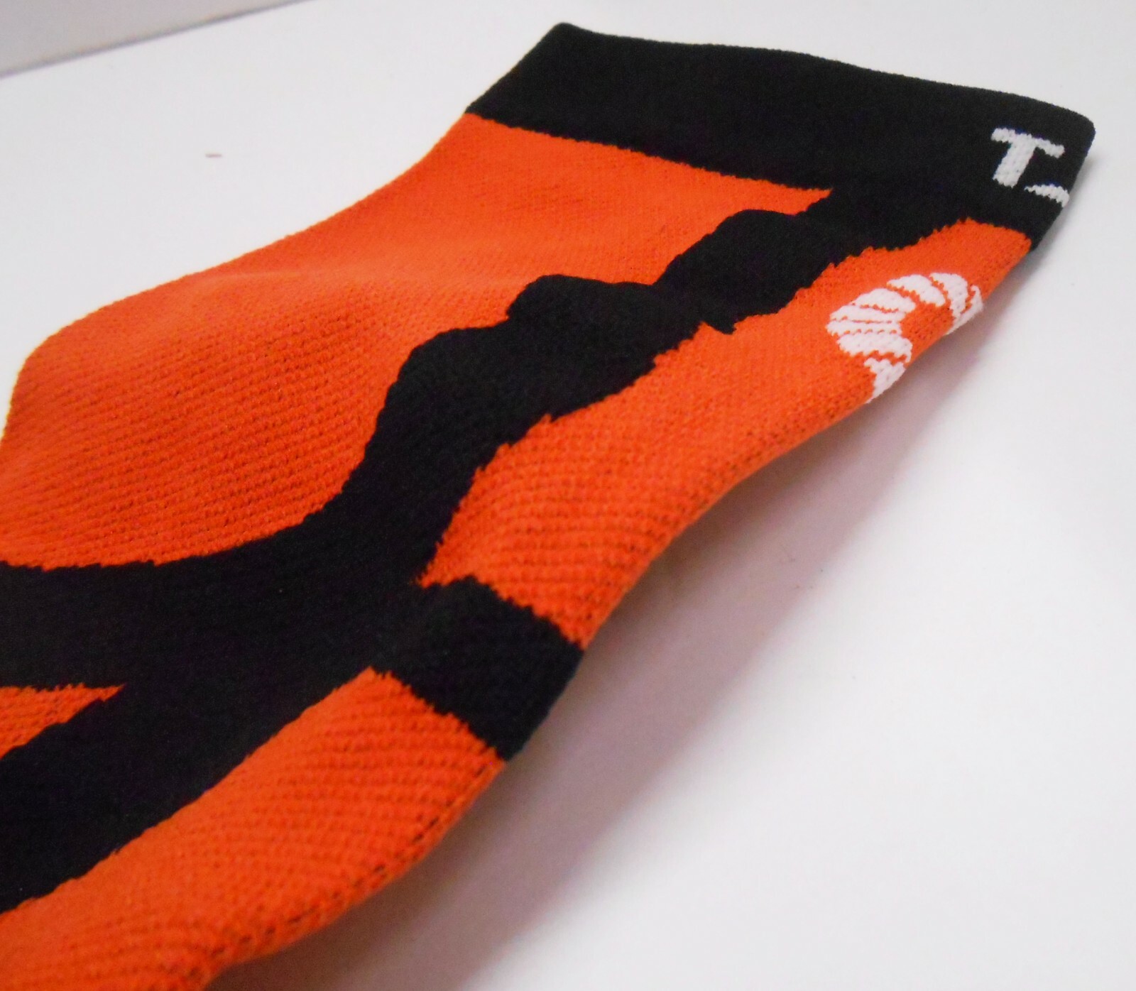 TAC Compression 20-30 mmHg Socks (Pumpkin Orange and black) Size: M