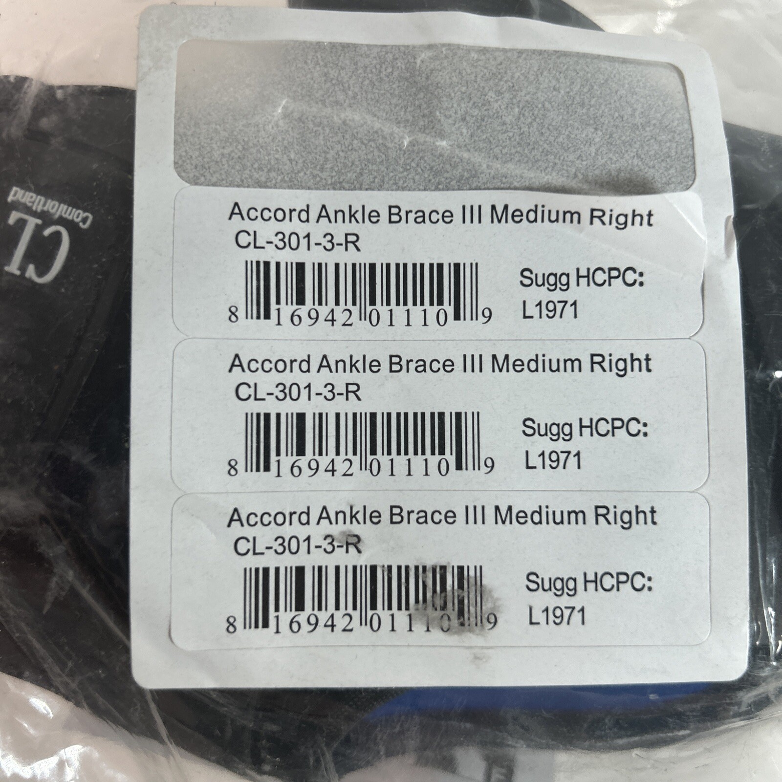 Accord III ankle Brace Size M Right Ankle WITHOUT BOX!!! VEY GOOD