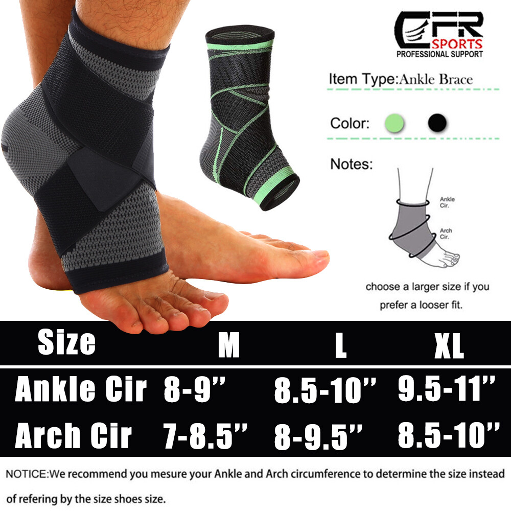Adjustable Ankle Support Compression Strap Achilles Tendon Brace Sprain Sports