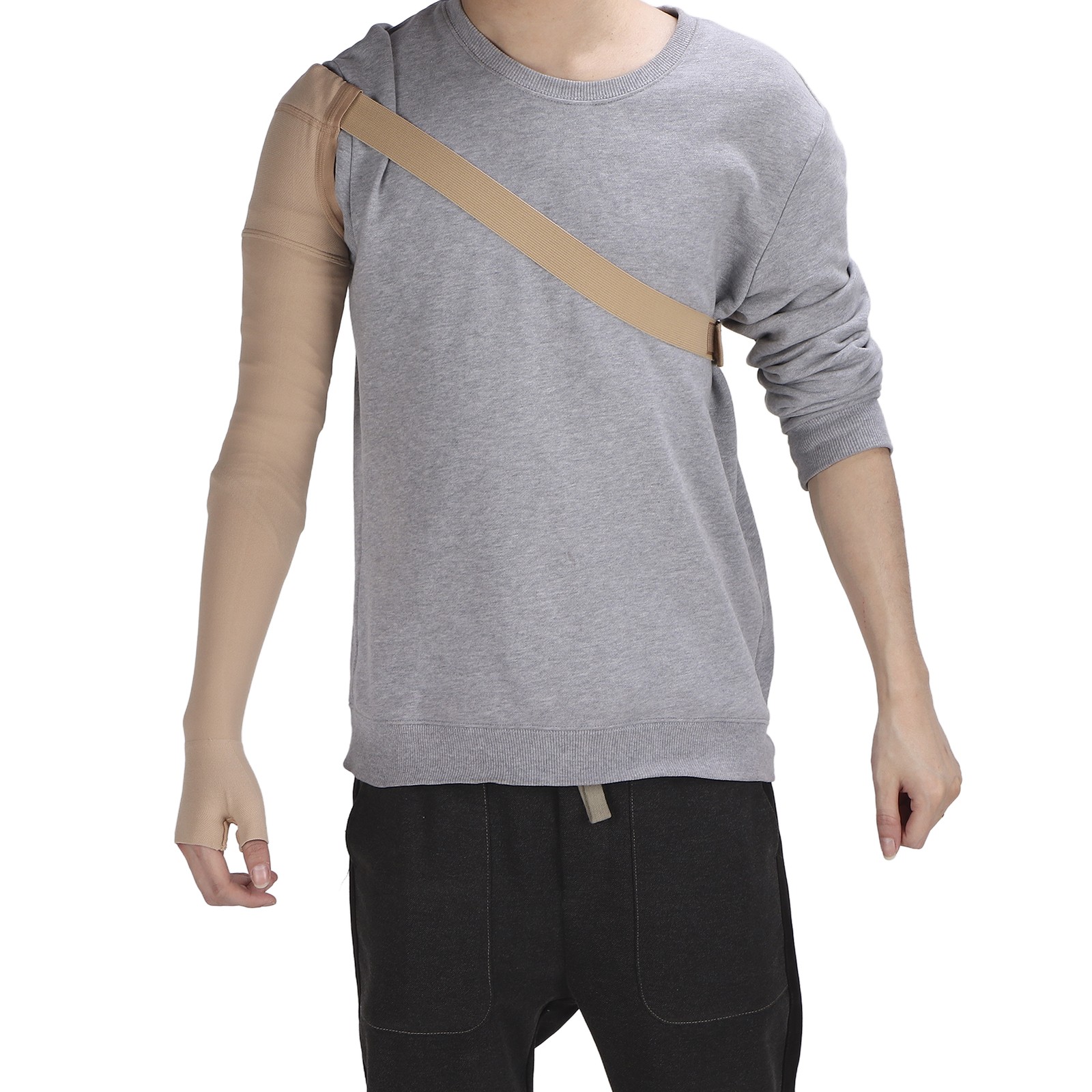 Lymphedema Compression Arm Sleeve Polyurethane Post Mastectomy Support Arm