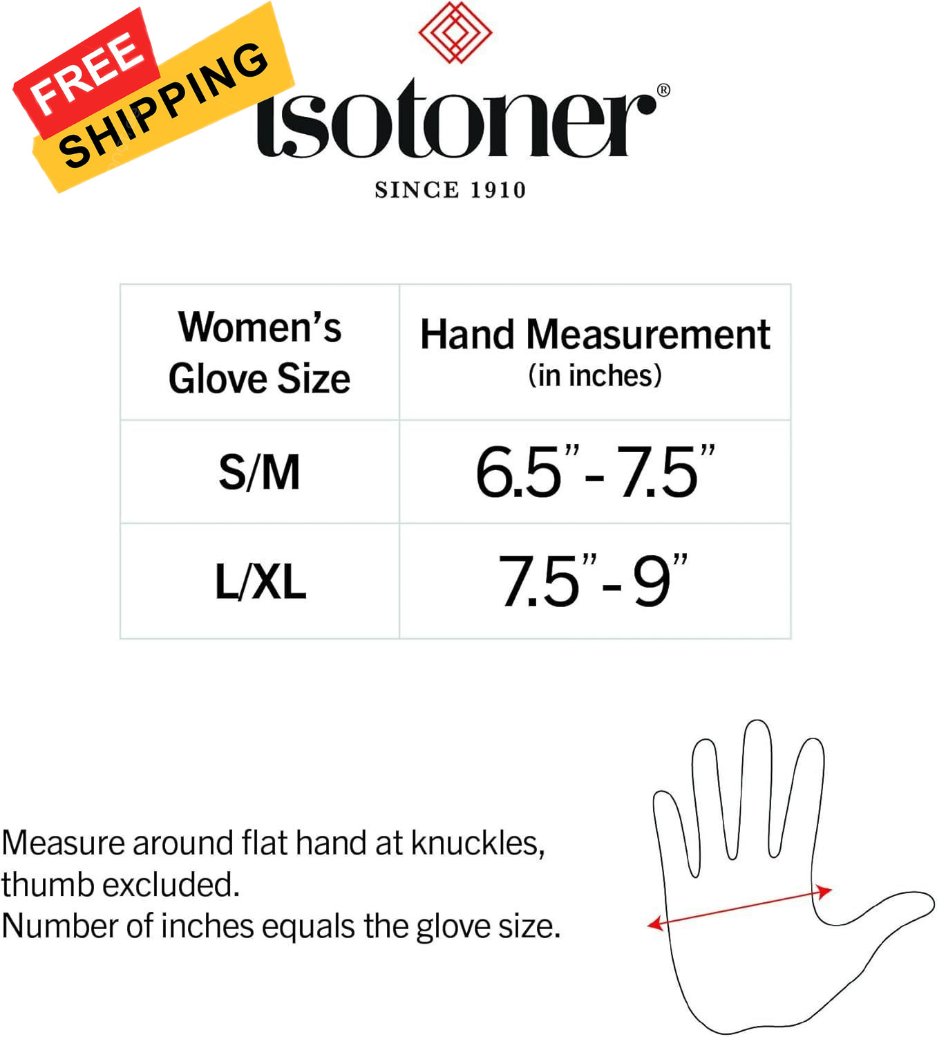 isotoner Women & Men Arthritis Compression Rheumatoid Pain Medium, Black