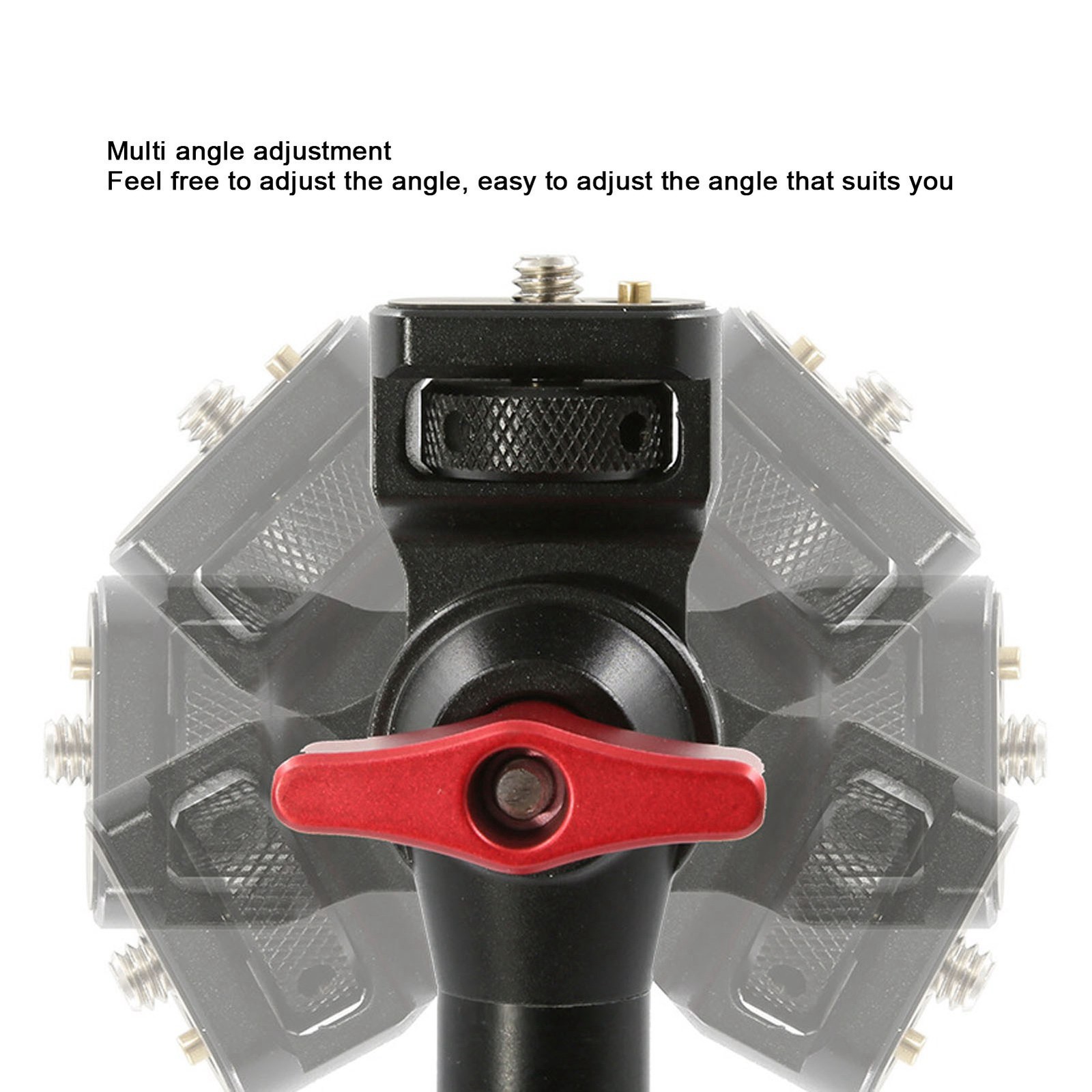 Articulating Arm 3 Section Adjustable Detachable 1/4inch 3/8inch 5/8inch Screw