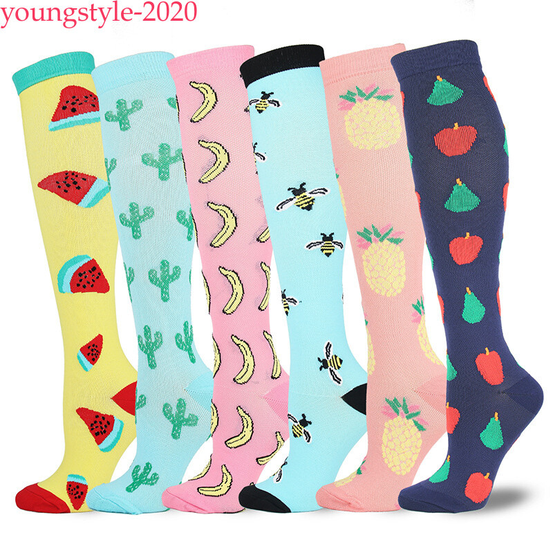Women Men Compression Socks Stockings 20-30mmHg Graduated Support Calf Leg Sport