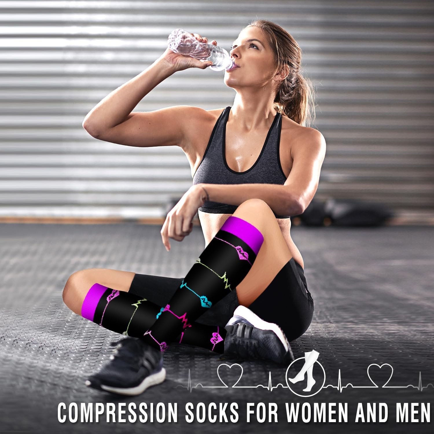 Bluemaple 6 Pack Copper Compression Socks for Women and Men Circulation-Best …