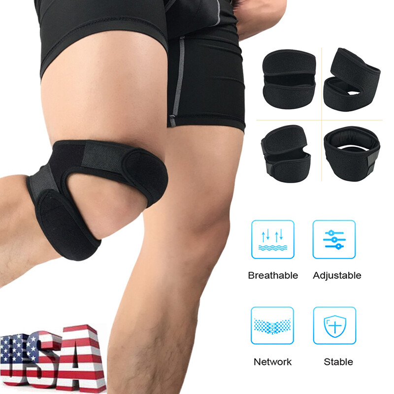 Knee Brace Support Joint Patella Strap Sports Arthritis Pain Relief Running Gym