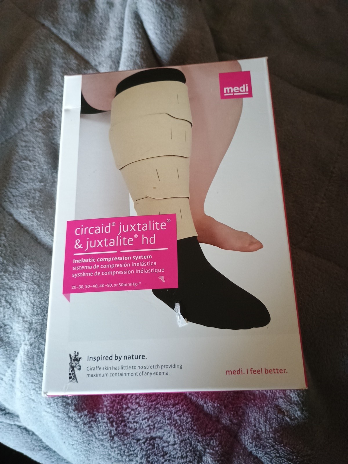 Medi CircAid Juxtalite HD Compression System Beige Medium Full Calf Short 28cm