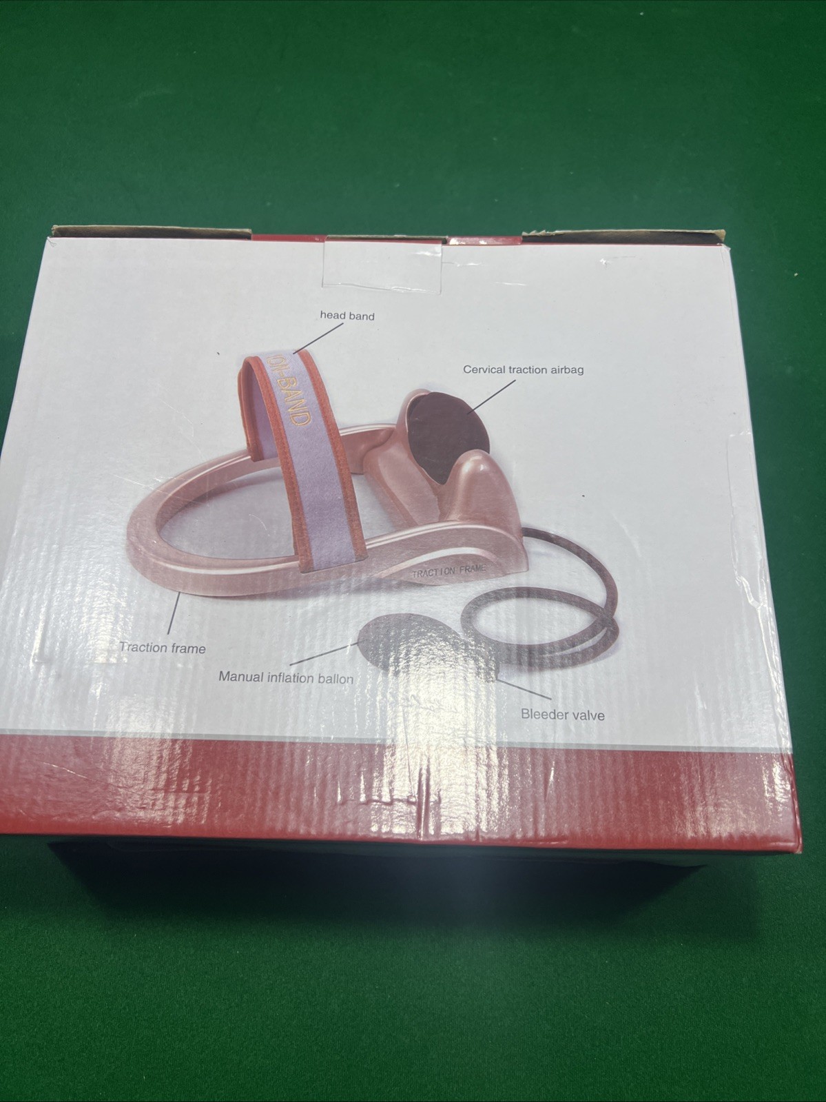 Cervical Vertebra Neck Traction Physiotherapy Device Chronic Pain Relief Muscle