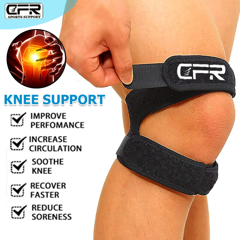Knee Support Brace Patella Stabilizer Strap Band Tendon Pain Sports Gym Joint